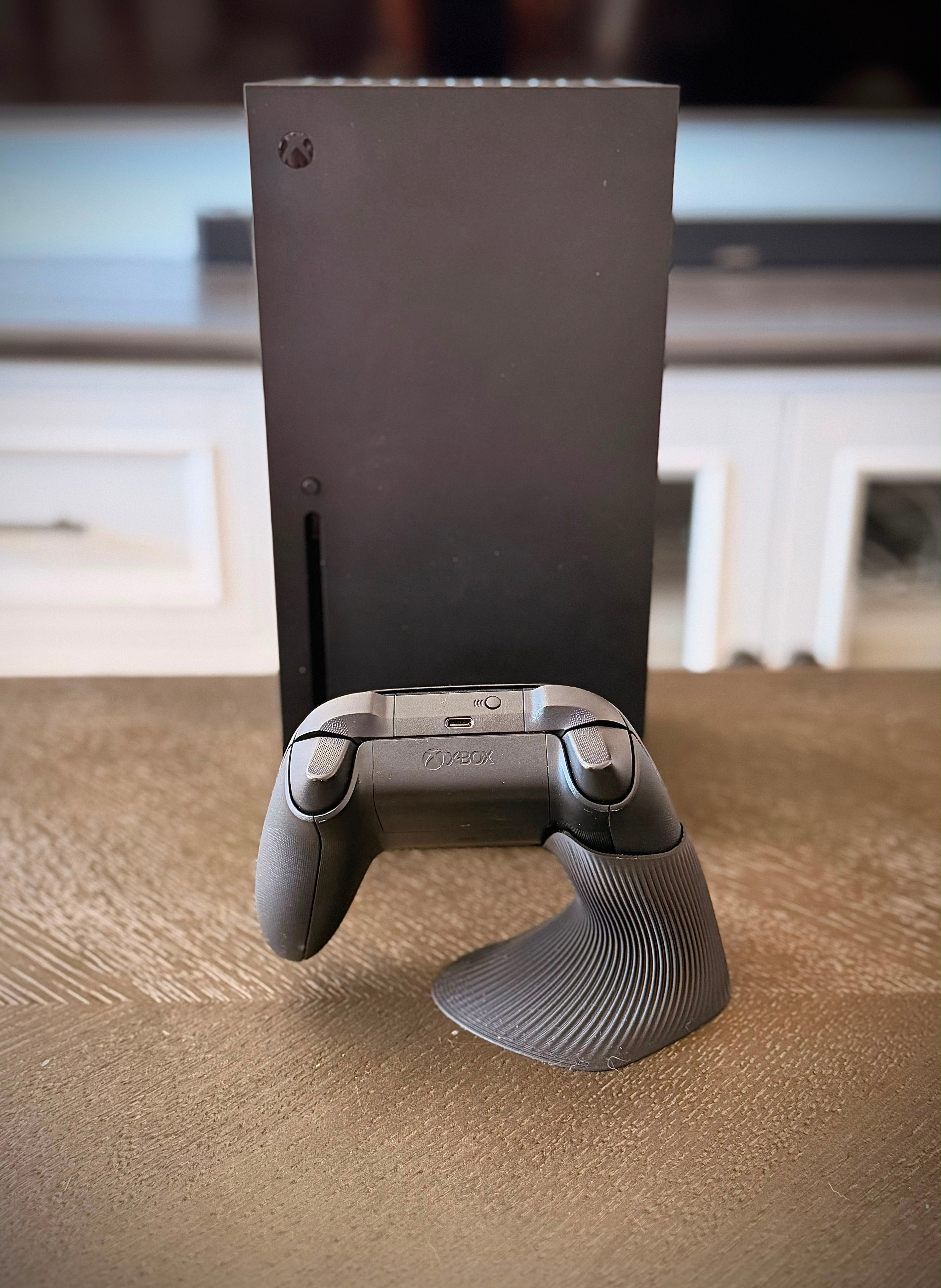 Soporte para mando de Xbox negro mate