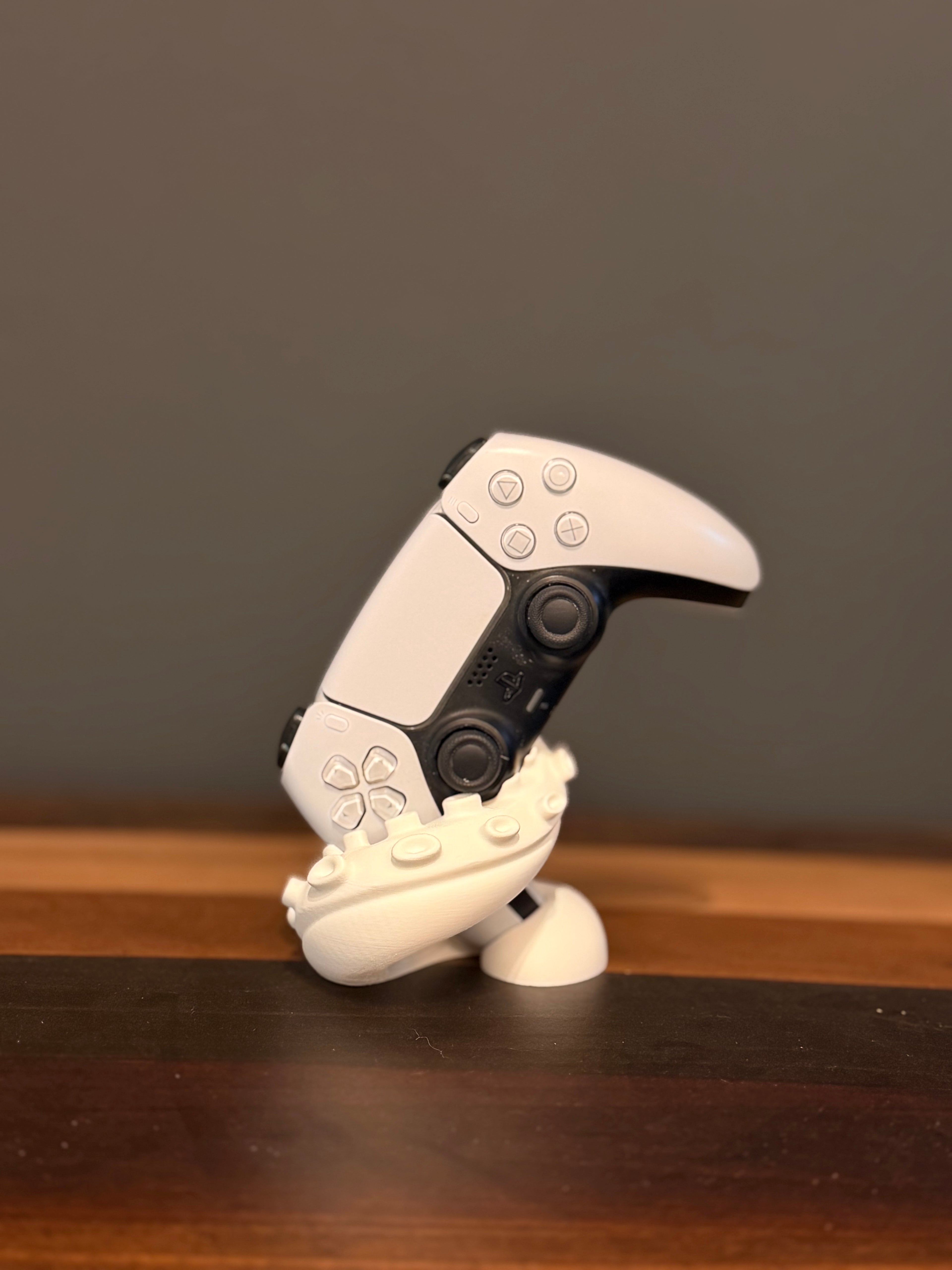 Soporte para mando de Ps5 blanco mate